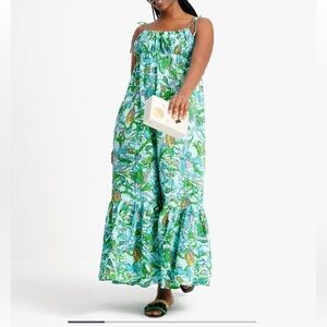 Kate Spade New York Under The Sea Tie-Strap Dress L